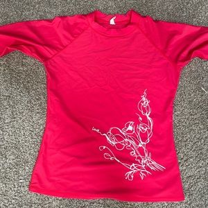 Rosends Hot Pink Rash Guard